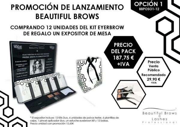 PACK BEAUTIFUL BROWS – MAQUILLAJE DE CEJAS PROFESIONAL PARA CENTROS DE BELLEZA