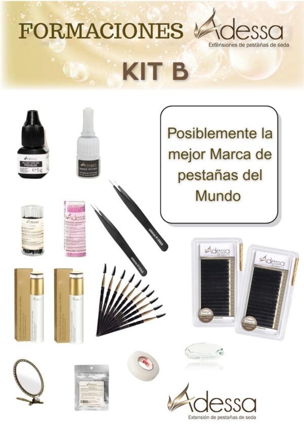 Kit B - Iniciación en Extensiones Pelo a Pelo