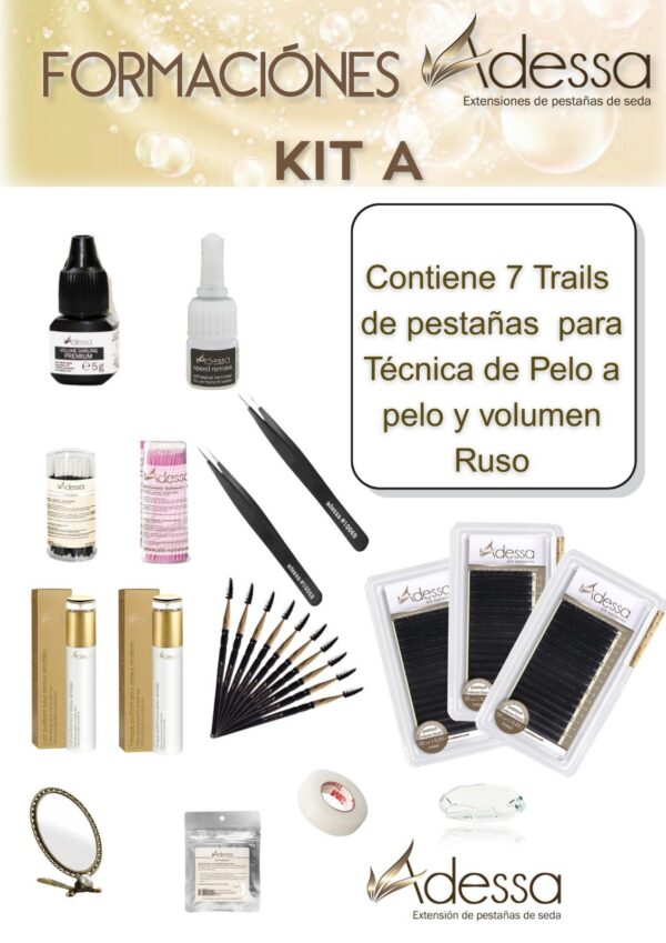 Kit A - Básico para Extensiones Pelo a Pelo